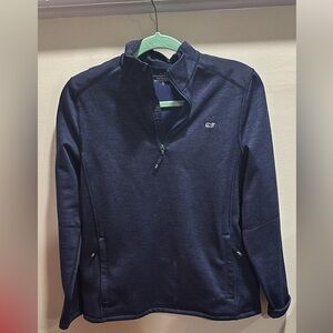Vineyard Vines Dark Blue quarter -Zip Pullover performance